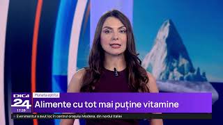 Planeta ești tu. Alimente cu tot mai puține vitamine