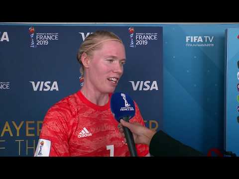 Hedvig Lindahl – Player of the Match – Sweden v Canada