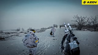 POV: Azov's 6th Battalion Blows Up Enemy Positions Near Pokrovsk