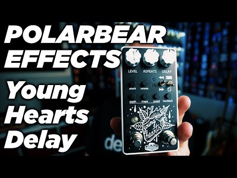 Polar Bear Effects Young Hearts Lo-Fi VCR Glitch Delay Pedal image 8