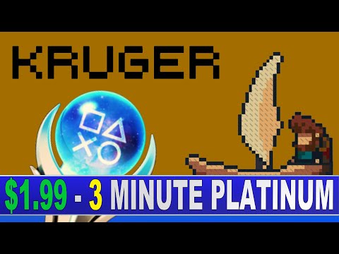 New Easy 3 Minute Platinum | Kruger Platinum Walkthrough - Easy Fast & Cheap Platinum PS4, PS5