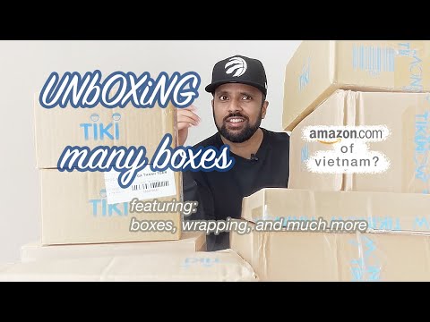 Unboxing Online Shopping Haul in Vietnam from Tiki.vn