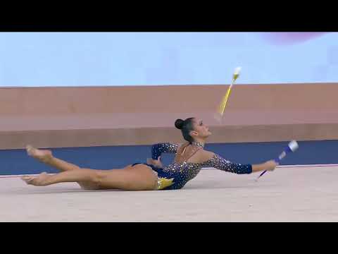Alina Harnasko clubs AA Sky Grace 2024 31.00 silver all-around (BLR)
