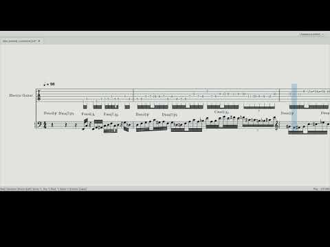 Allan Holdsworth's most terrifying lick? Transcription