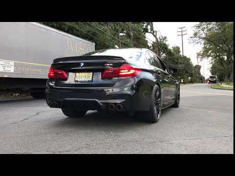 BMW F90 M5 Akrapovic evolution exhaust + Keller Performance primary & Secondary downpipes revving