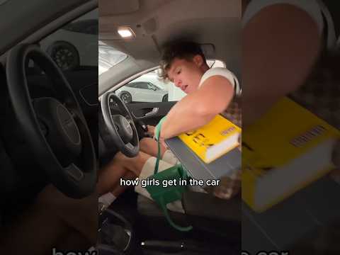 Wie Frauen ins Auto steigen 👩🏼🚗