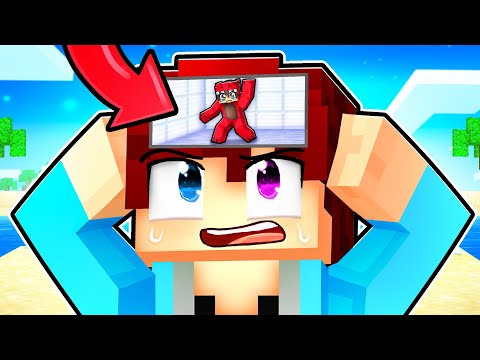 STUCK in ALEX'S HEAD in Minecraft!