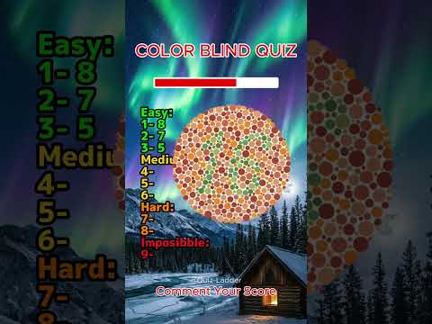 You Are Color Blind If You Can't See All Of These Numbers👁️🎨