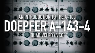 Video thumbnail for Doepfer A-143-4 Quad VCLFO / VCO by Detroit-Berlin