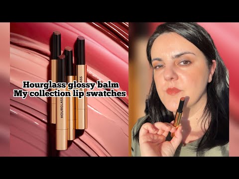 HOURGLASS | Phantom Volumizing Glossy Balm / lip swatches in direct sunlight/ my collection