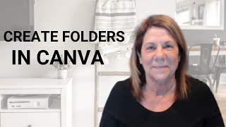 How to Organize images into folders in Canva // Create Folders in Canva