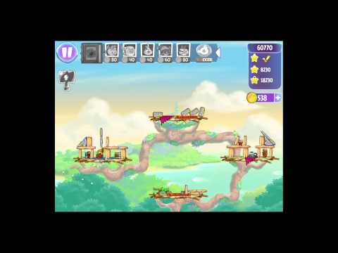 Angry Birds Stella Episode 1 Level 59 - 3 Stars Walkthrough