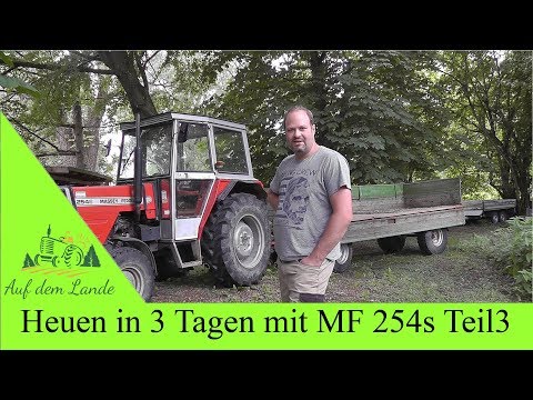 Heuen/Heuernte in 3 Tagen Juni 2019 Teil 3 Schwaden und Pressen