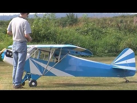 Epic RC Plane giant scale Electric 50% Scale Clip Wing Cub HUGE