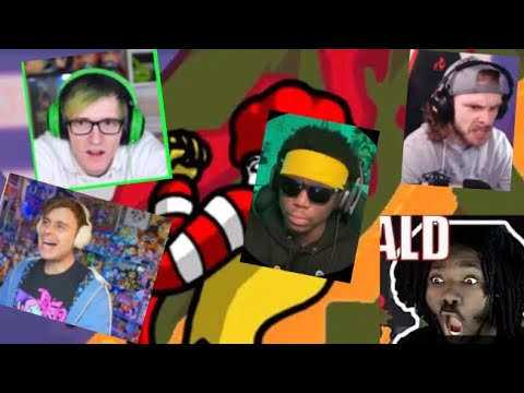 Youtubers Reacting To Ronald McDonald Mod In FNF