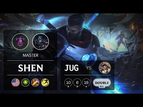 Shen Jungle vs Xin Zhao - NA Master Patch 9.16