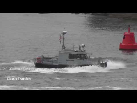 SURVEY MOTOR BOAT 'SAPPHIRE' FROM HMS ECHO PASSES DEVIL'S POINT - 14th June 2016