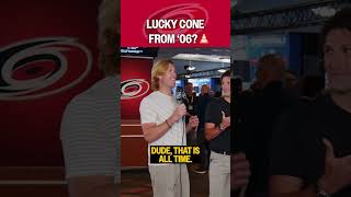 Jaccob Slavin shares someone STILL having the cone from the '06 Cup Run ????