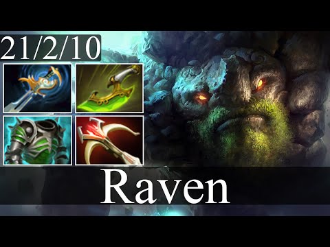 Fnatic.Raven - Tiny | Carry Gameplay Dota 2 Patch 7.31b