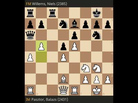 Balazs Pasztor vs Niels Willems Mitropa Cup 2025   Open • Round 1