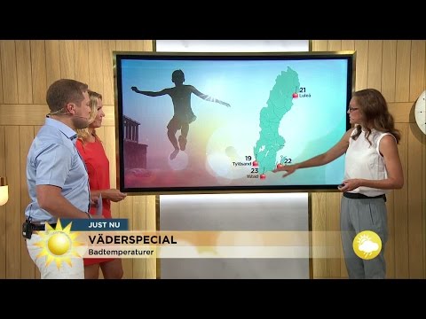 Vattentemperaturerna har stigit - Nyhetsmorgon (TV4)
