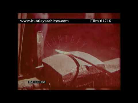 1960's Chinese Blacksmith.  Archive film 61710