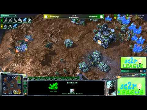 sc2ro League  gD w1   Beastyqt vs Crusader