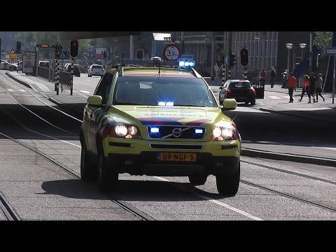 MMT Voertuig 13-901 Met spoed naar een Melding in Amsterdam Osdorp - Jan Bongastraat