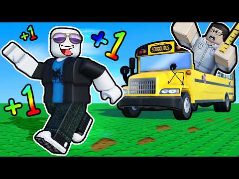 Every Second +1 SPEED to escape Roblox school...