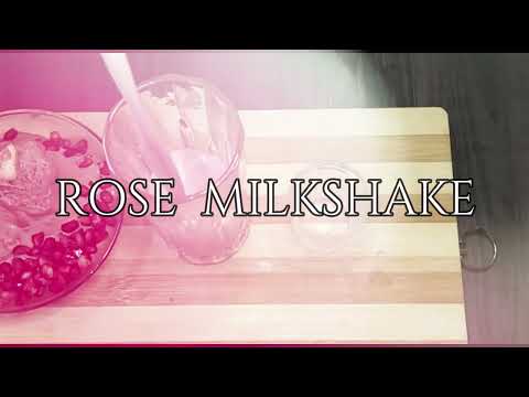 How to prepare Rosemilkshake  -SPECIAL SHAKE WITH ICE CREAM-Home made recipe-
