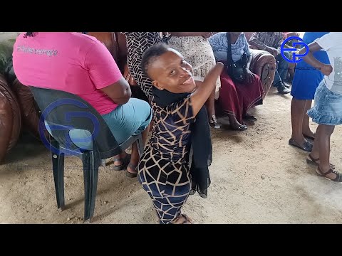 Sinikiwe Kademaunga dancing at Terry Gee's Funeral