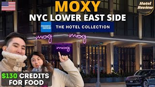 Moxy NYC Lower East Side Hotel Review | Partial City View Room | Amex The Hotel 