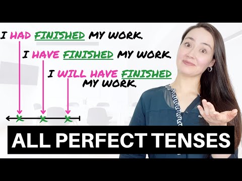 ALL PERFECT TENSES in English - present perfect | past perfect | future perfect