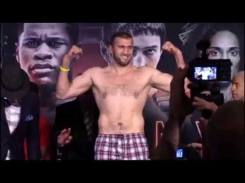 HEAVYWEIGHT AMATEUR STAR MAJIDOV TURNS PRO WITH MATCHROOM BOXING USA WEIGH IN & FACE OFF
