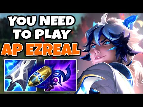 You need to try AP EZREAL MID (Literally can ONE-SHOT with ONLY W + E) | 13.16