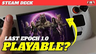 Last Epoch 1.0 Launch on the Steam Deck - Is it Playable?