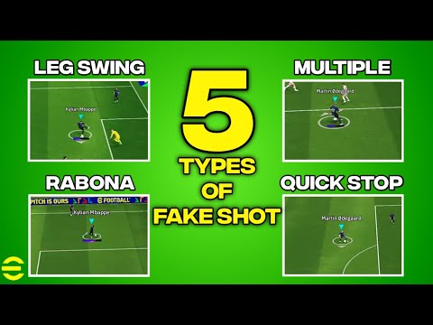 How to Fake Shot Like A Pro 😎|| 5 TYPES OF FAKE SHOT IN EFOOTBALL
