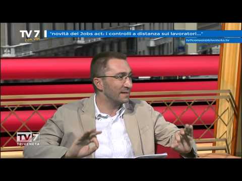 Tv7 con Voi del 19/06/2015 - Novità del Jobs Act: controlli a distanza sui lavoratori (2 di 3)
