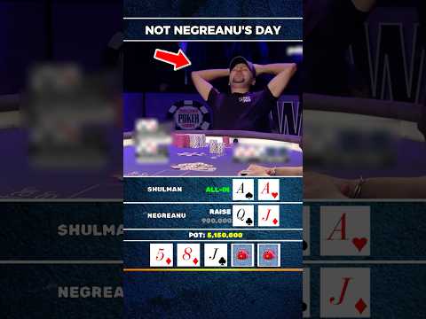Negreanu in Shock 😱 #poker #pokerstrategy