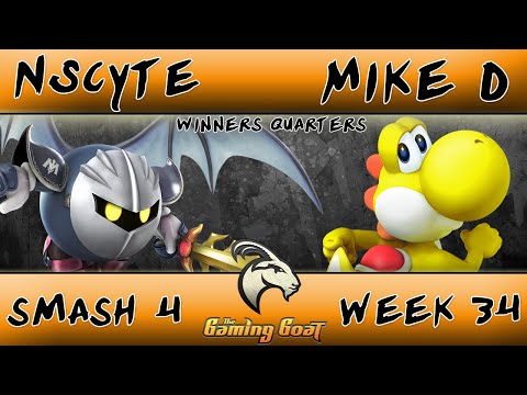 Geneva Smash 34 - NScyte (Cloud, Meta Knight) Vs. Mike D (Yoshi) Smash 4 Top 8 - Smash Wii U