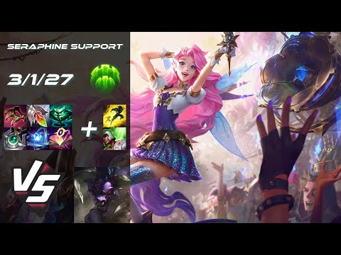 SUPPORT Seraphine vs Alistar - EU Challenger Patch 14.14