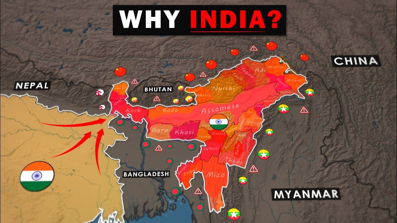 Why This Part Is India? | History of North East India