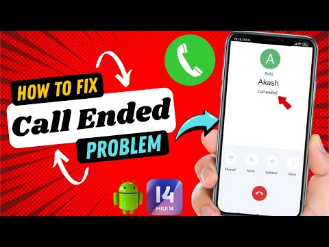 How To Fix Call Ended Problem On Android| Call Disconnecting Problem Solve 2024