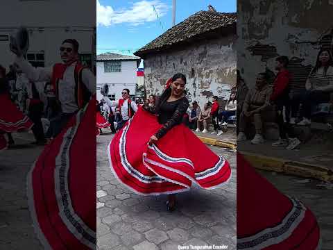 Desfile folklórico Quero Tungurahua Ecuador #arte #cultura #tradicion