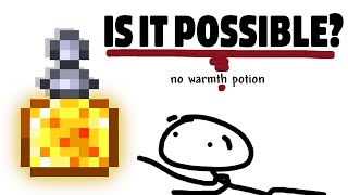 Can you Beat Terraria Without a Warmth Potion