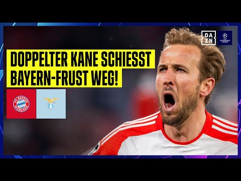Kane und Müller schießen Bayern weiter: FC Bayern - Lazio Rom 3:0 | UEFA Champions League | DAZN