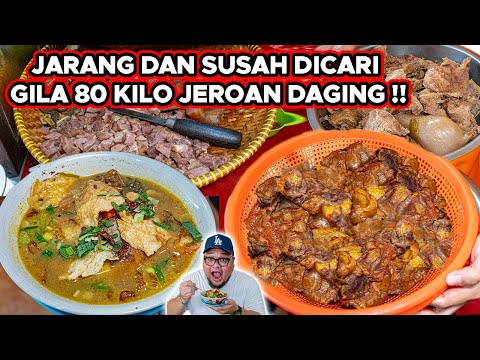 JARANG DAN SUSAH DI CARI !! KAGET BANGET ABIS 80 KILO JEROAN DAGING..