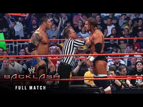 FULL MATCH: Batista vs. Triple H | World Heavyweight Title Match: WWE Backlash 2005