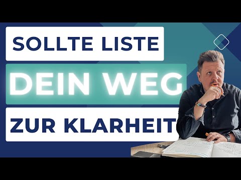 Die Sollte-Liste: Effektives Selbstmanagement ohne Eisenhower Matrix | BoB047