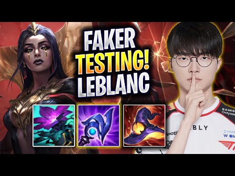 T1 FAKER LEBLANC MID vs AHRI [ TESTING ] T1 Faker Leblanc MID Guide Patch 26.3 | League of Legends